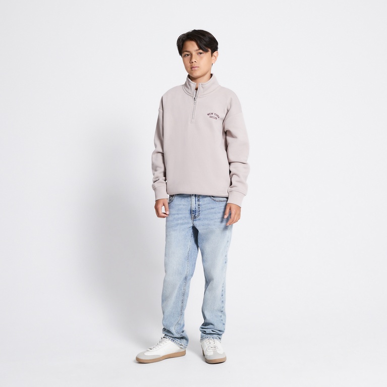 Half-zip sweatshirt "Clarkson" Beige